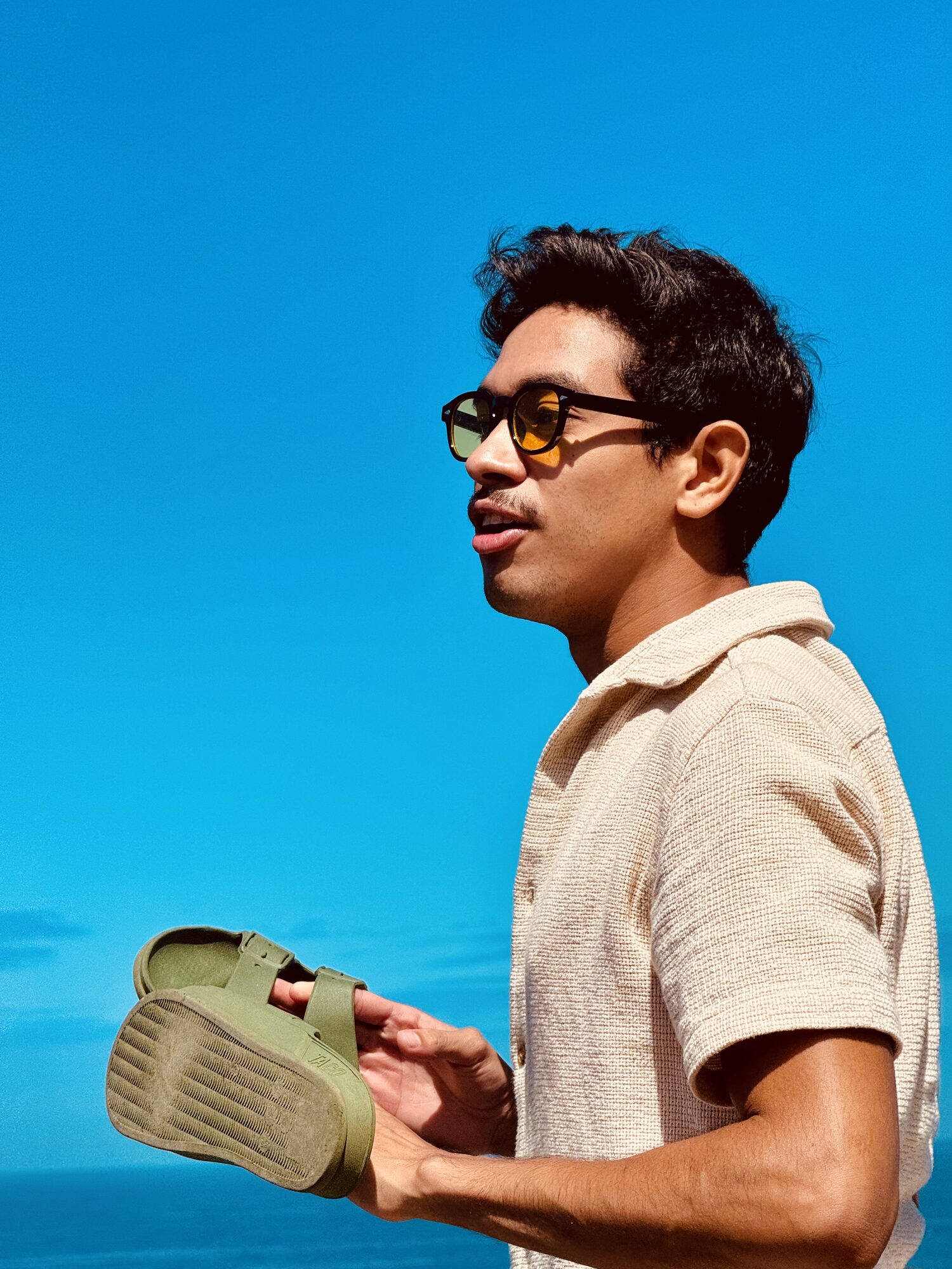 Profile with sunglasses
